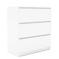 Kommode TALA 3 Schubladen 70 x 77 cm weiss