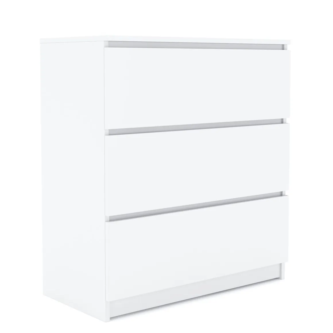 Kommode TALA 3 Schubladen 70 x 77 cm weiss