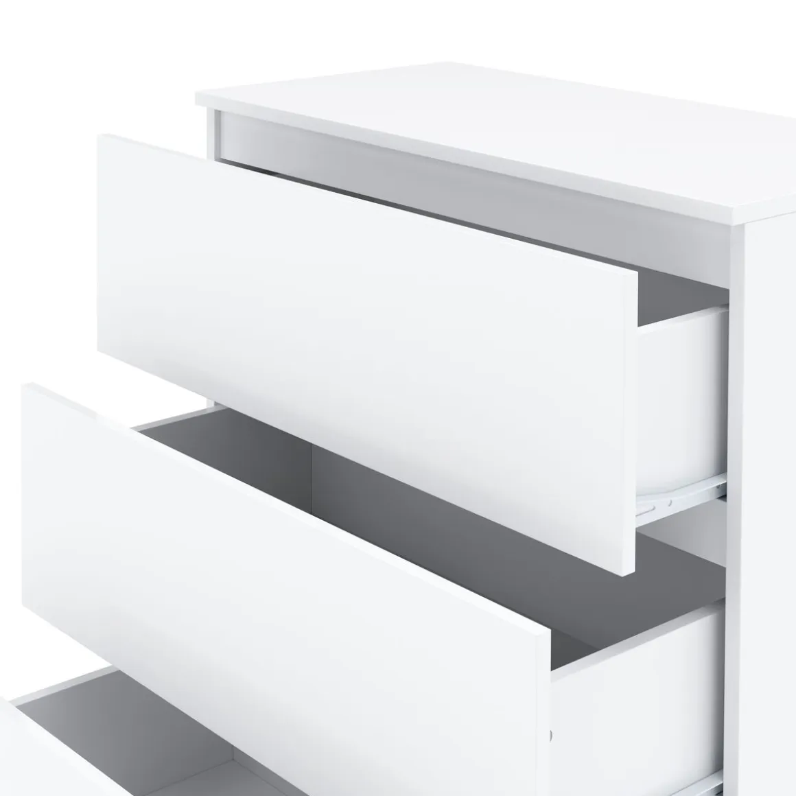 Kommode TALA 3 Schubladen 70 x 77 cm weiss