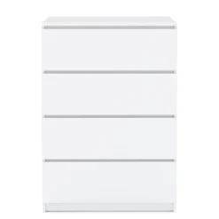 Kommode TALA 4 Schubladen 70 x 100 cm weiss