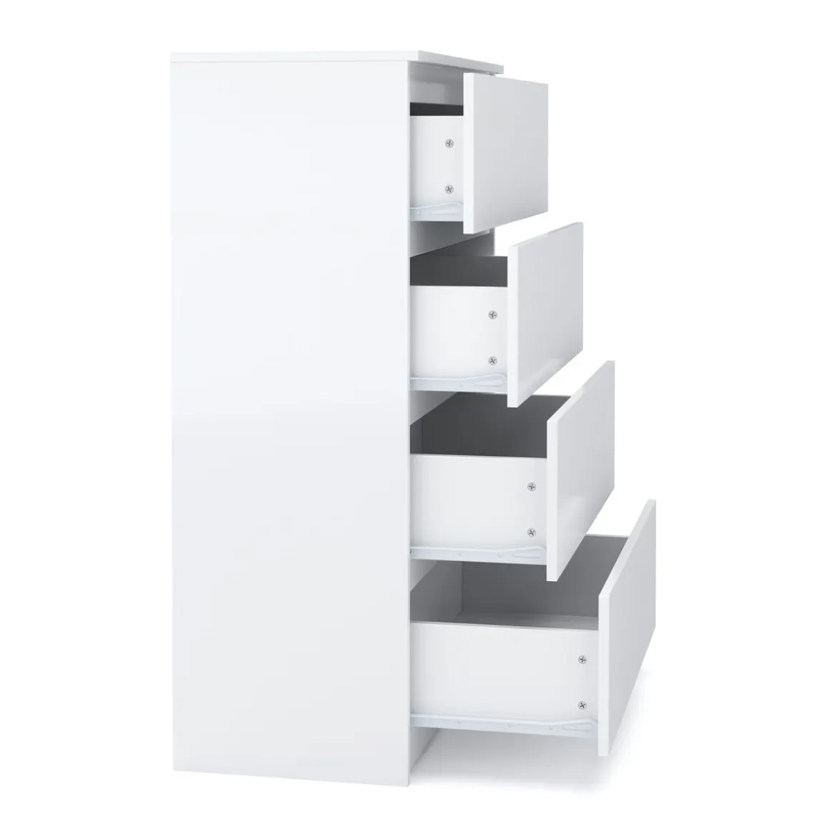 Kommode TALA 4 Schubladen 70 x 100 cm weiss