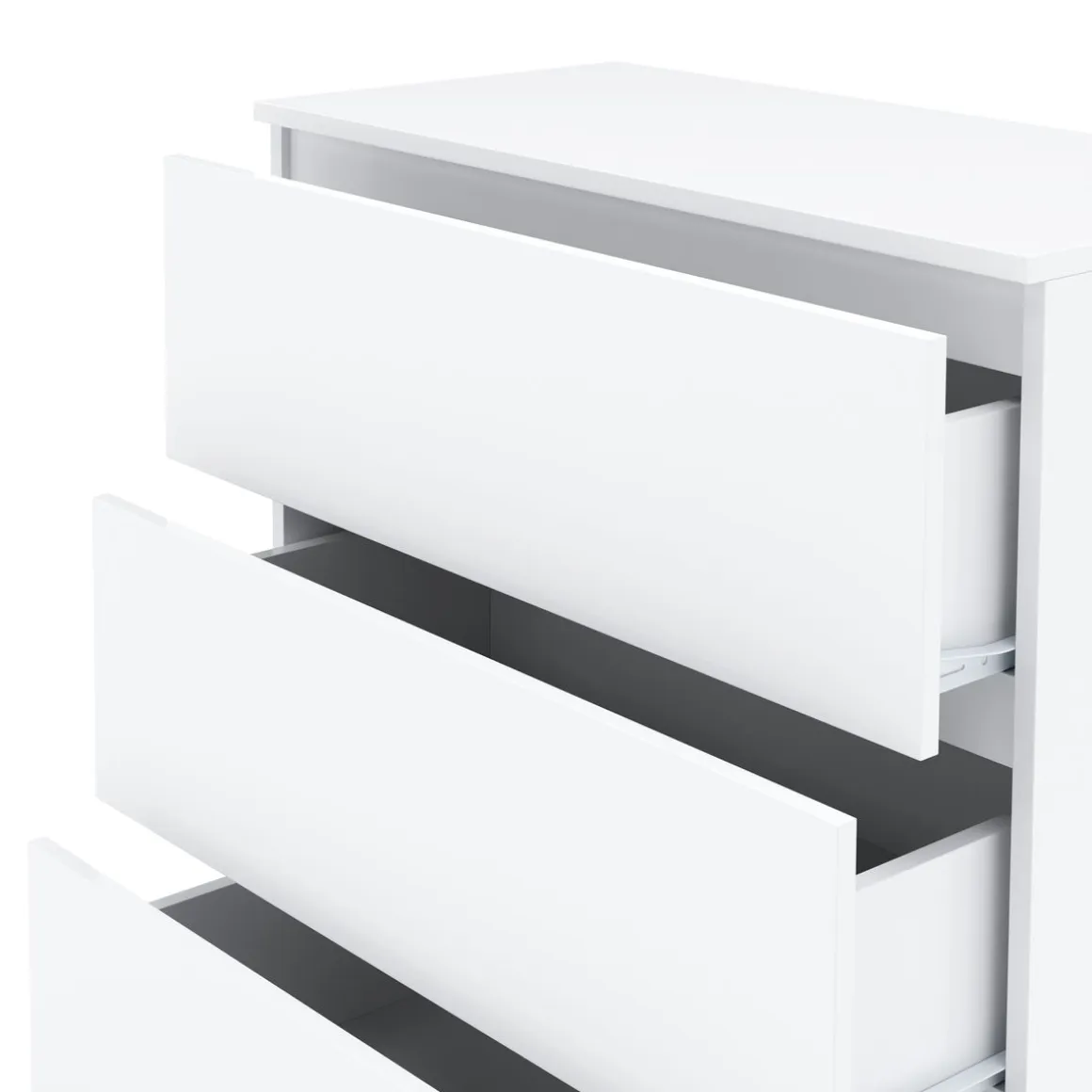 Kommode TALA 4 Schubladen 70 x 100 cm weiss