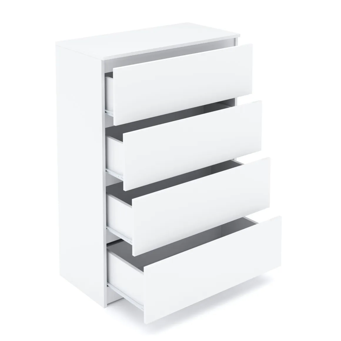 Kommode TALA 4 Schubladen 70 x 100 cm weiss
