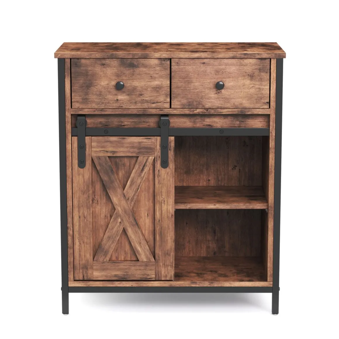 Kommode Vintage BONITA 2 Schubladen 70 x 80 cm