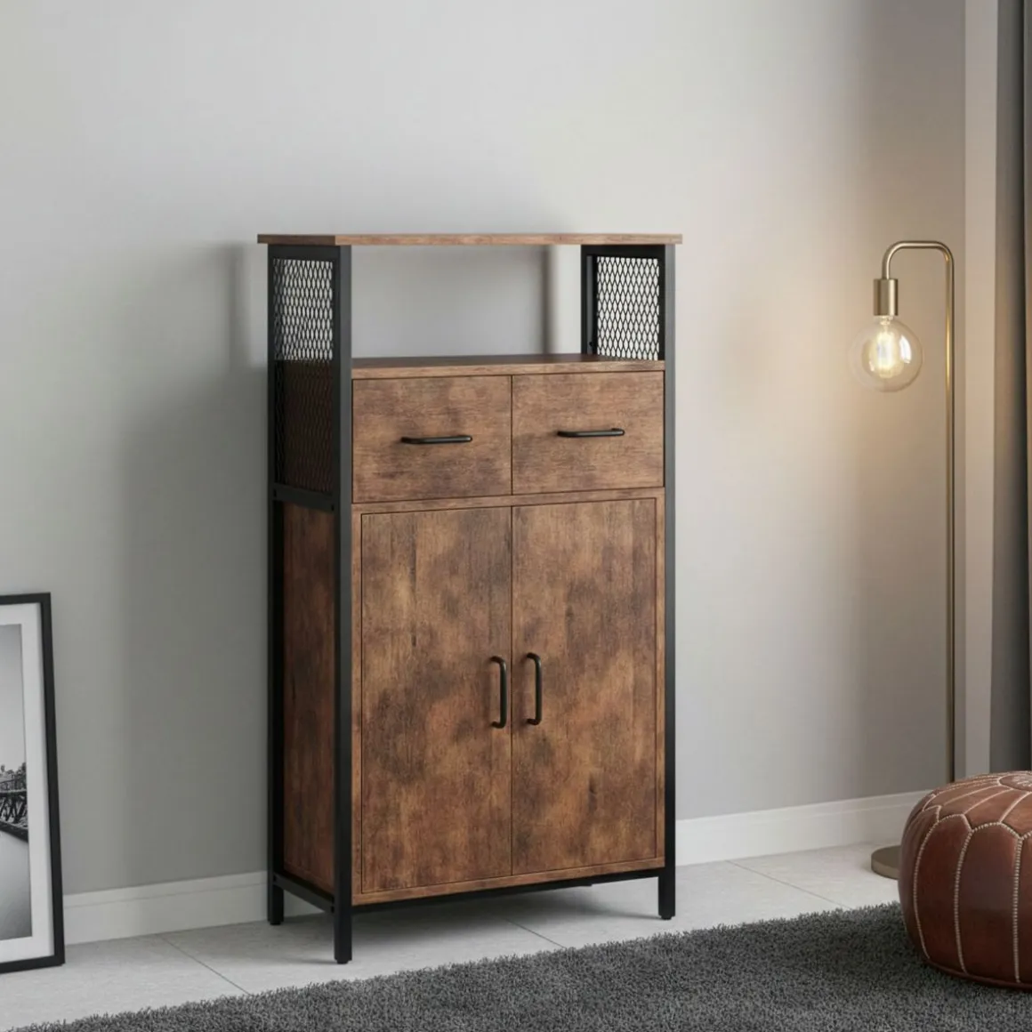 Kommode Vintage BONITA 60 x 108 cm