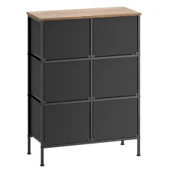 Kommode Vintage FIORELLA 6 Schubladen 67 x 91 cm