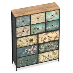 Kommode Vintage FIORELLA 12 Schubladen 100 x 130 cm