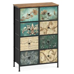 Kommode Vintage FIORELLA 8 Schubladen 67 x 100 cm