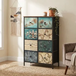 Kommode Vintage FIORELLA 8 Schubladen 67 x 100 cm