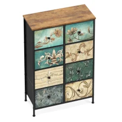 Kommode Vintage FIORELLA 8 Schubladen 67 x 100 cm