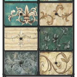 Kommode Vintage FIORELLA 8 Schubladen 67 x 100 cm