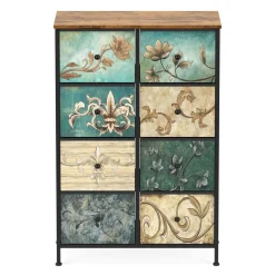 Kommode Vintage FIORELLA 8 Schubladen 67 x 100 cm