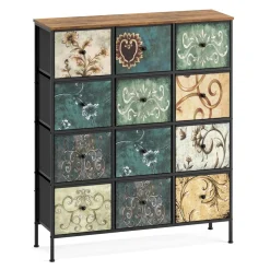 Kommode Vintage FIORELLA 12 Schubladen 100 x 118 cm