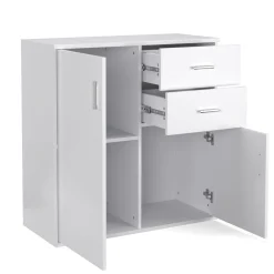 Kommode 80 x 82 cm weiss