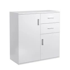 Kommode 80 x 82 cm weiss