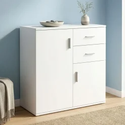 Kommode 80 x 82 cm weiss