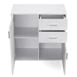 Kommode 80 x 82 cm weiss