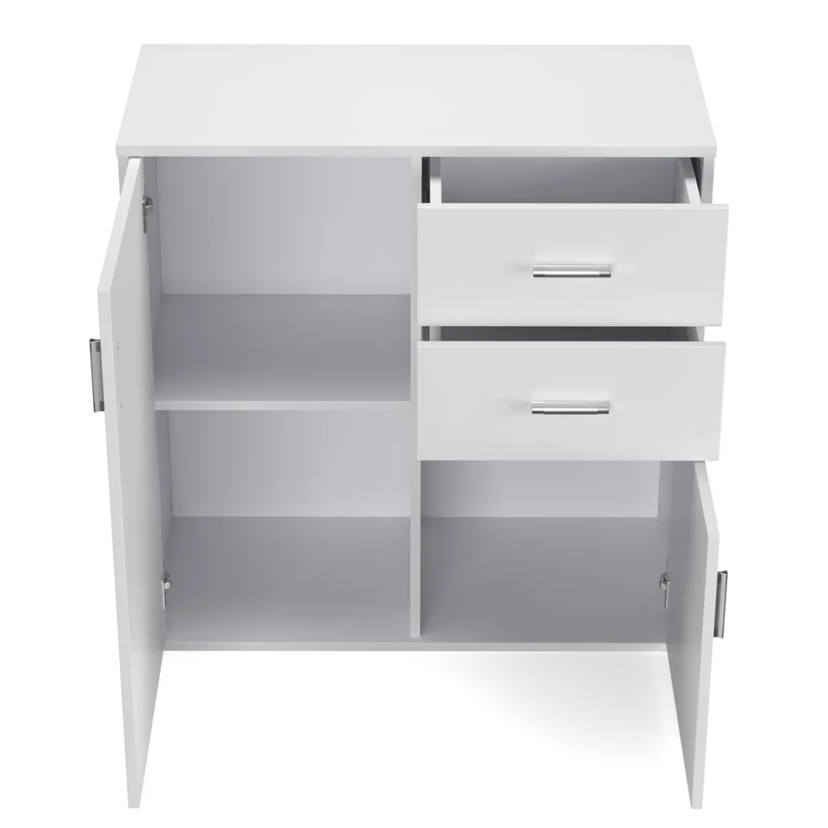 Kommode 80 x 82 cm weiss