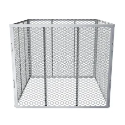 Komposter Metall 450L 80 x 80 x 70 cm