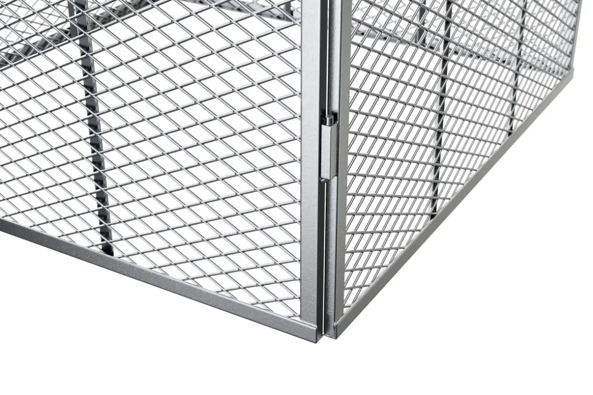 Komposter Metall 450L 80 x 80 x 70 cm