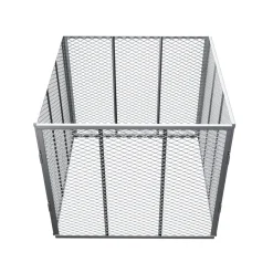Komposter Metall 450L 80 x 80 x 70 cm