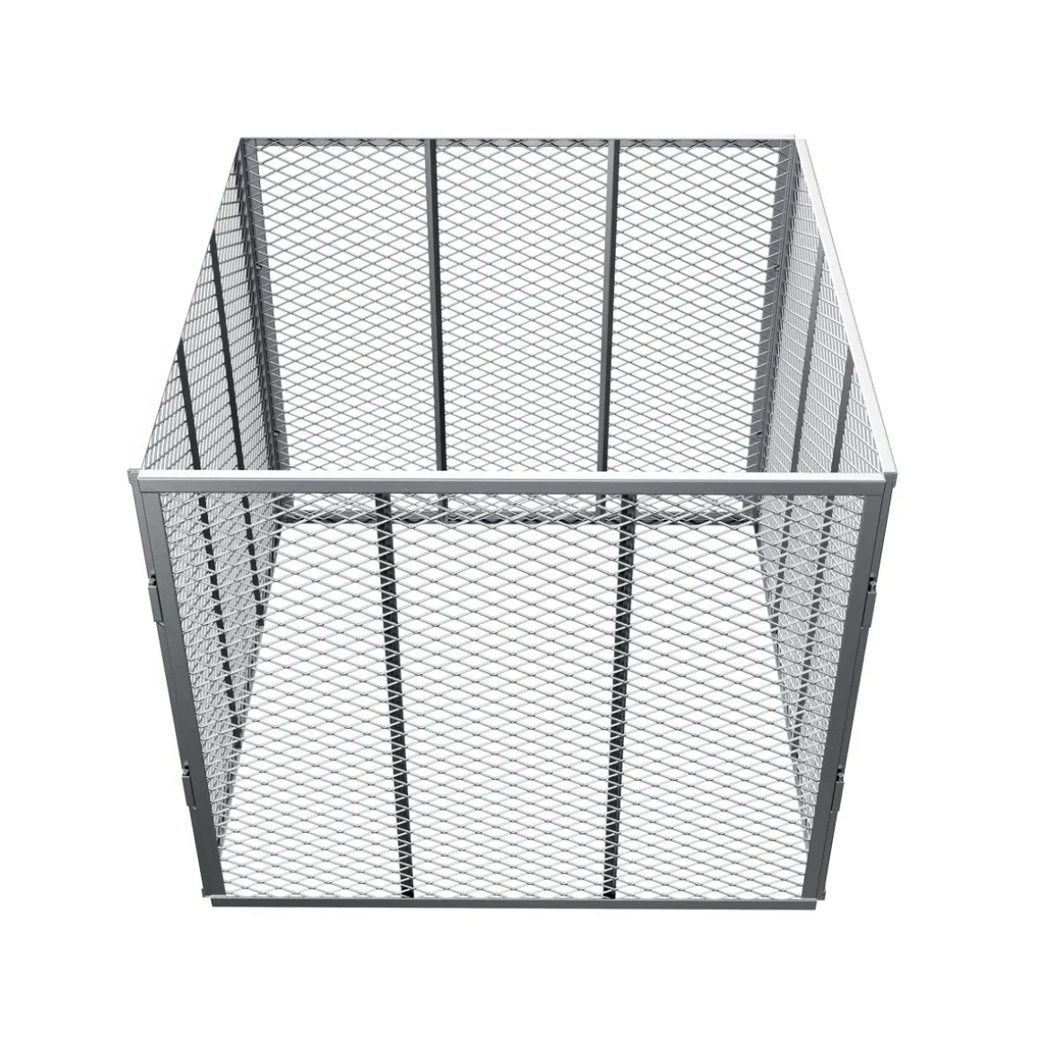 Komposter Metall 450L 80 x 80 x 70 cm