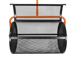 Kompoststreuer Stahl 40 x 60 cm schwarz/orange