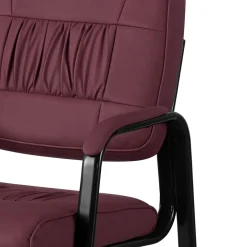 Konferenzstuhl Leder LUDWIG bordeaux