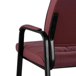 Konferenzstuhl Leder LUDWIG bordeaux