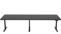 Konferenztisch elektrisch schwarz 280 x 100 cm