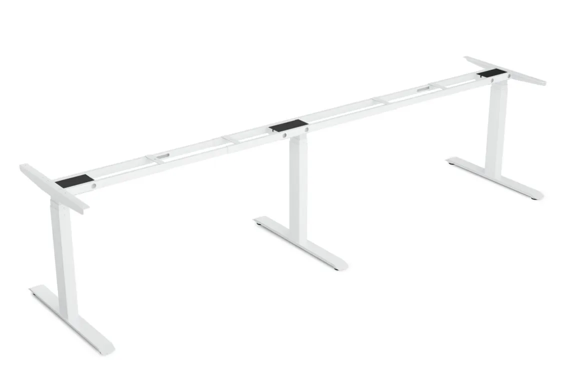 Konferenztisch elektrisch weiss 280 x 100 cm