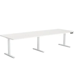 Konferenztisch elektrisch weiss 280 x 100 cm