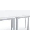 Konferenztisch TRAPEZ 298 x 160 x 72 cm weiss