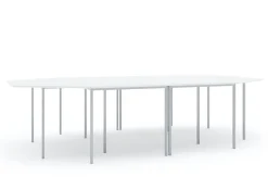 Konferenztisch TRAPEZ 298 x 160 x 72 cm weiss