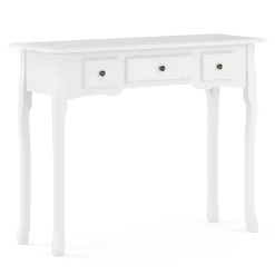 Konsolentisch ANDY mit 3 Schubladen 100 x 78 cm weiss