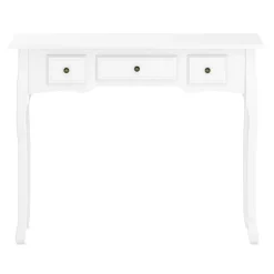 Konsolentisch ANDY mit 3 Schubladen 100 x 78 cm weiss