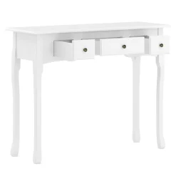 Konsolentisch ANDY mit 3 Schubladen 100 x 78 cm weiss