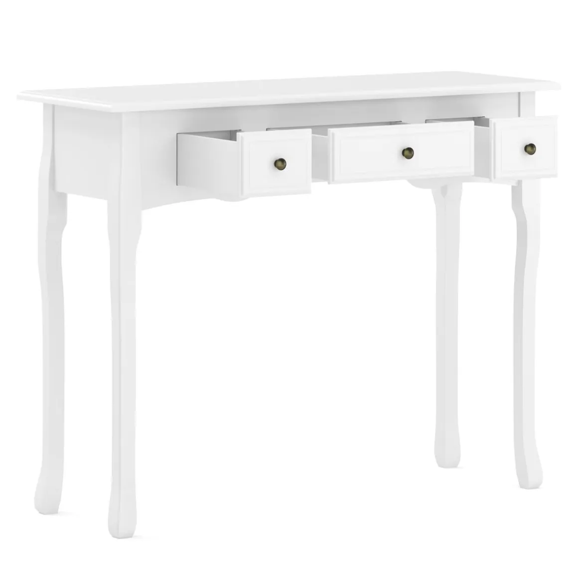 Konsolentisch ANDY mit 3 Schubladen 100 x 78 cm weiss