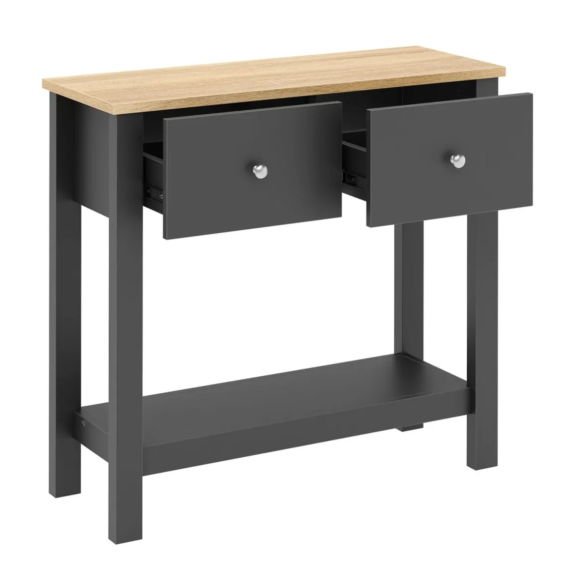 Konsolentisch ARLES 80 x 30 x 74 cm anthrazit