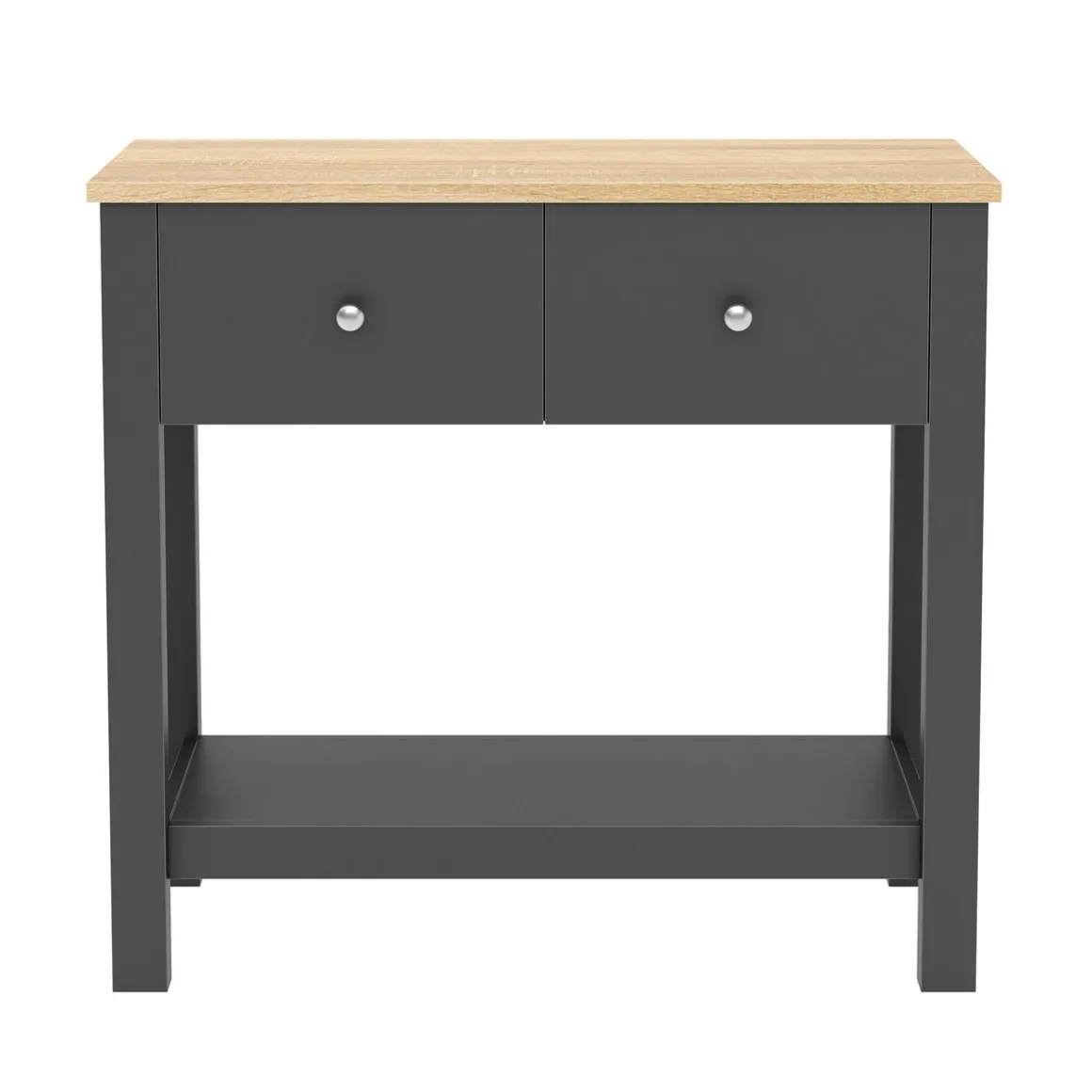 Konsolentisch ARLES 80 x 30 x 74 cm anthrazit