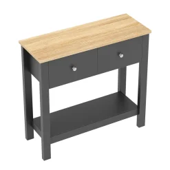 Konsolentisch ARLES 80 x 30 x 74 cm anthrazit
