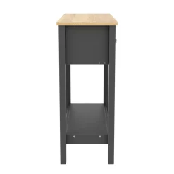 Konsolentisch ARLES 80 x 30 x 74 cm anthrazit