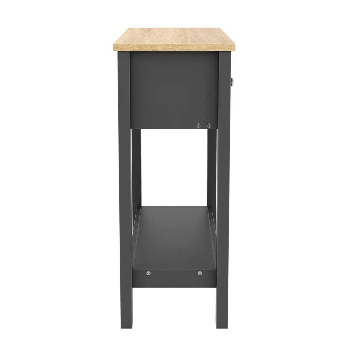 Konsolentisch ARLES 80 x 30 x 74 cm anthrazit