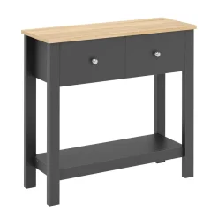 Konsolentisch ARLES 80 x 30 x 74 cm anthrazit