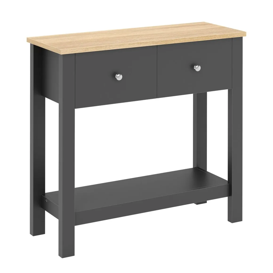 Konsolentisch ARLES 80 x 30 x 74 cm anthrazit