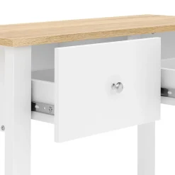 Konsolentisch ARLES 80 x 30 x 74 cm weiss