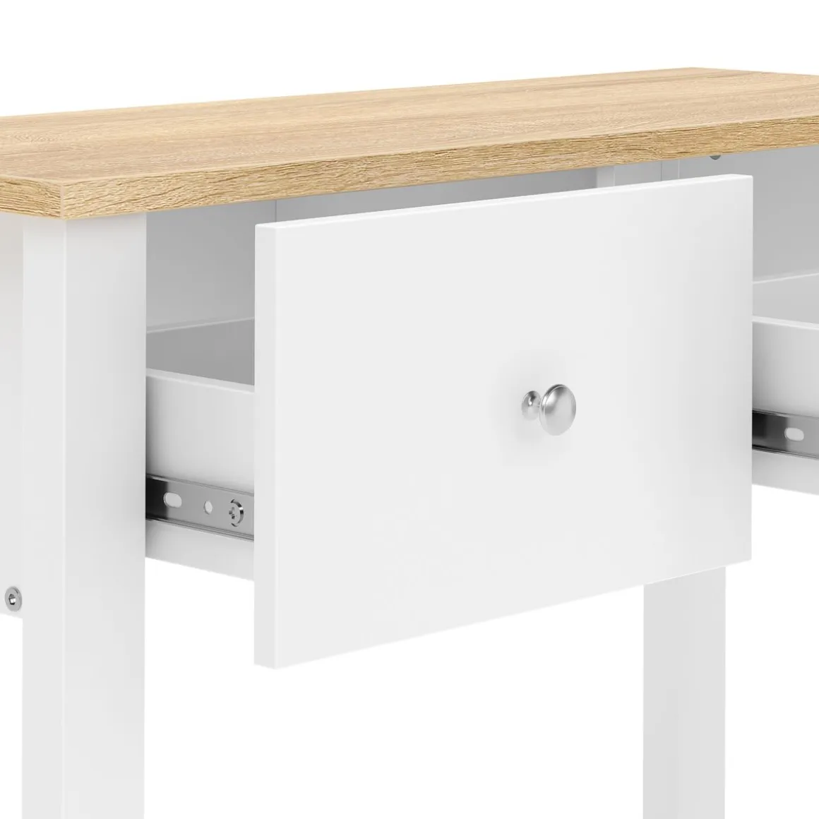 Konsolentisch ARLES 80 x 30 x 74 cm weiss