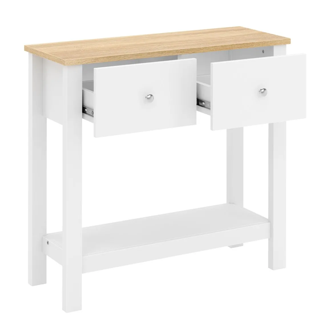 Konsolentisch ARLES 80 x 30 x 74 cm weiss