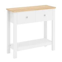 Konsolentisch ARLES 80 x 30 x 74 cm weiss