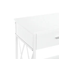 Konsolentisch ASHER 107 x 76 cm weiss